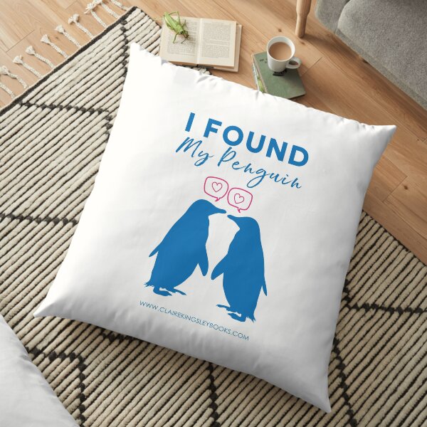 I Found My Penguin Floor Pillow