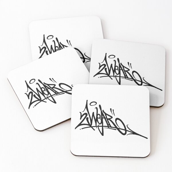 Tag Style 2 Coasters (Set of 4)