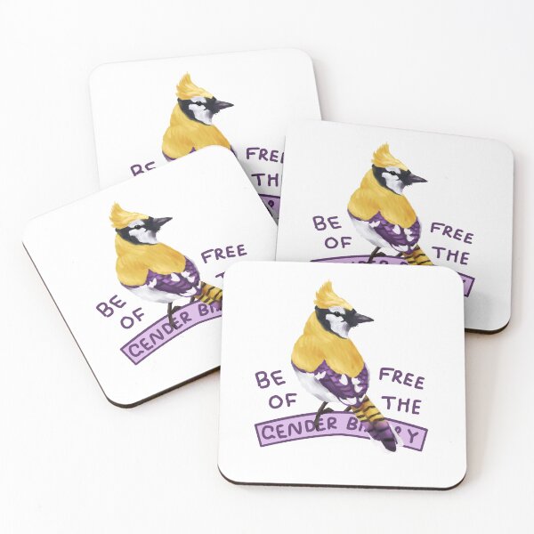 Item preview, Nonbinary Jaybird - "Be Free of the Gender Binary" designed and sold by pistachiojam.