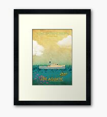The Life Aquatic Film Poster Framed Print