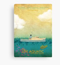 The Life Aquatic Film Poster Canvas Print