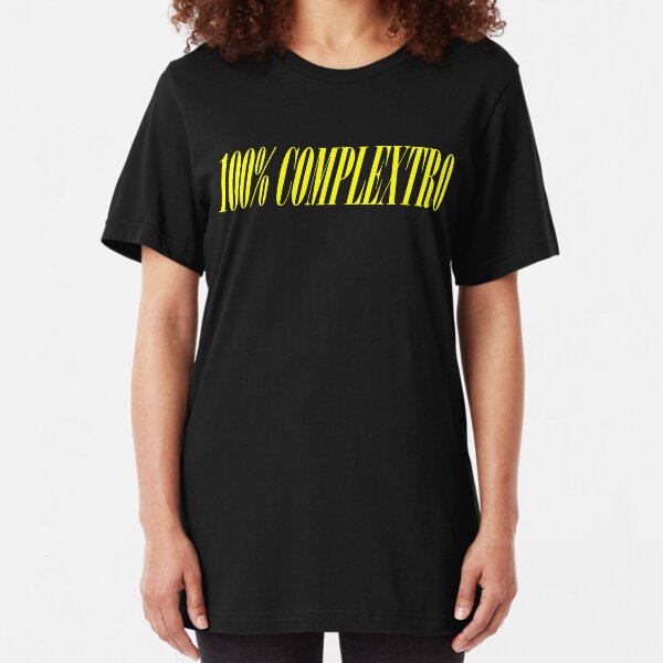 100% COMPLEXTRO Slim Fit T-Shirt