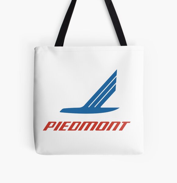 Vintage Piedmont Airlines Logo Tote Bag by vbrownUSA