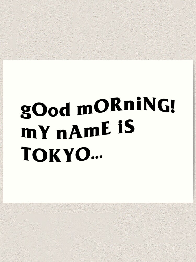 Tokyo S Revenge Goodmorningtokyo Art Print By Hefallsasleep Redbubble - roblox revenge lyrics