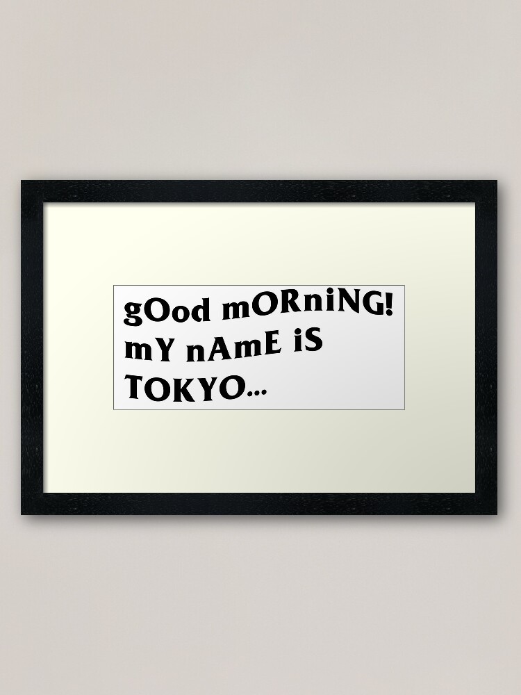 Tokyo S Revenge Goodmorningtokyo Framed Art Print By Hefallsasleep Redbubble - goodmorningtokyo roblox id