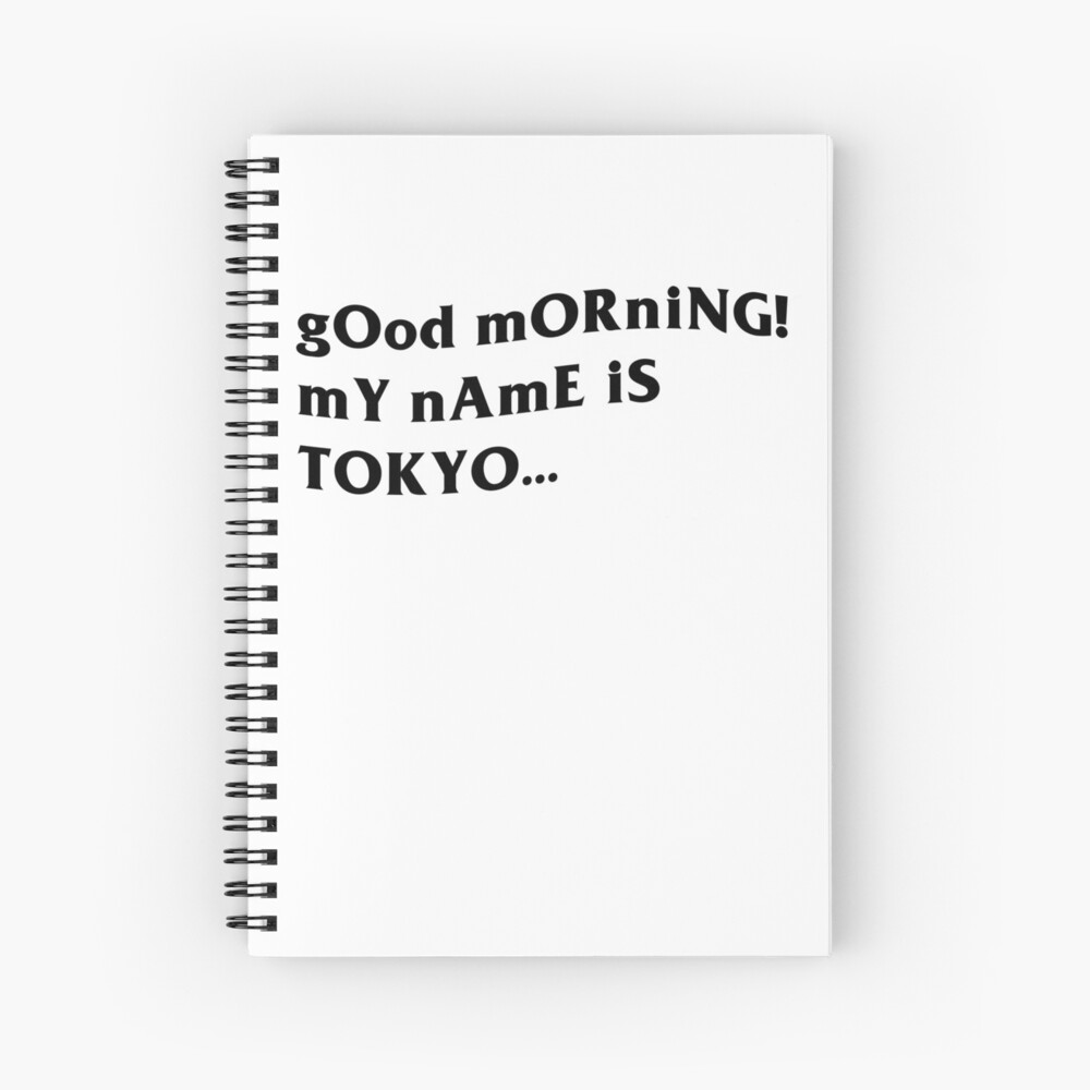 Tokyo S Revenge Goodmorningtokyo Spiral Notebook By Hefallsasleep Redbubble - goodmorning tokyo roblox id