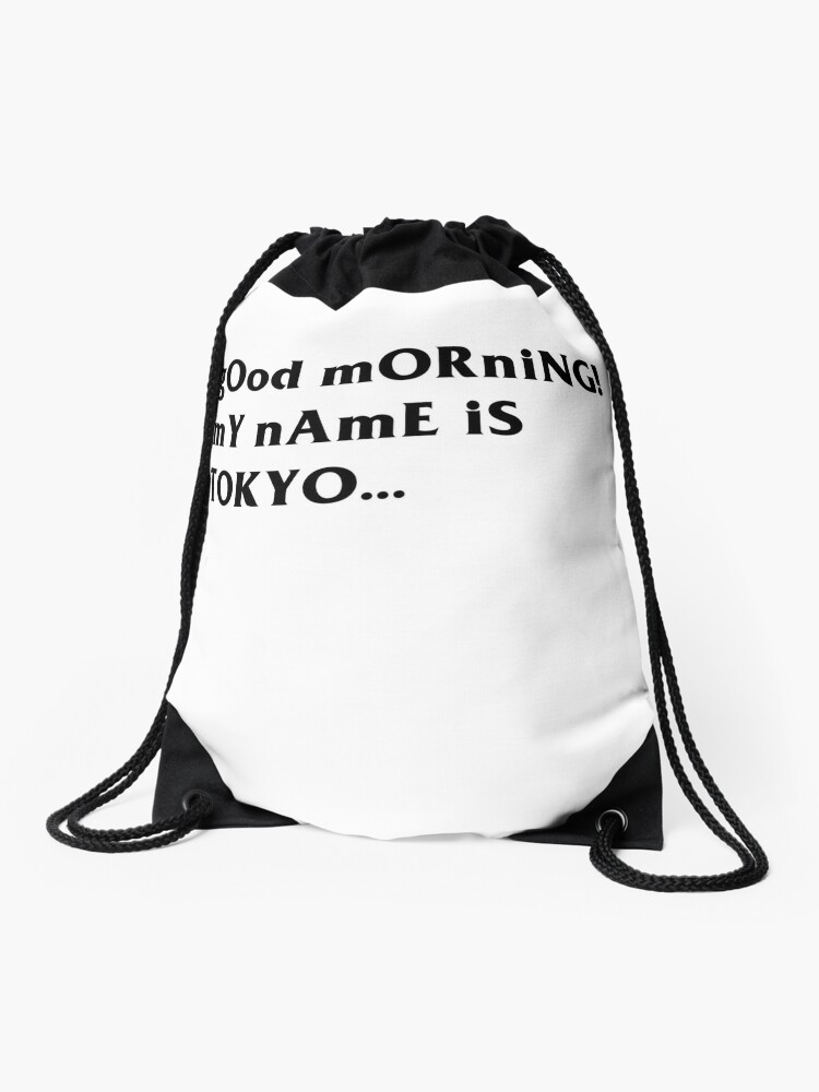 Tokyo S Revenge Goodmorningtokyo Drawstring Bag By Hefallsasleep Redbubble - revenge roblox id