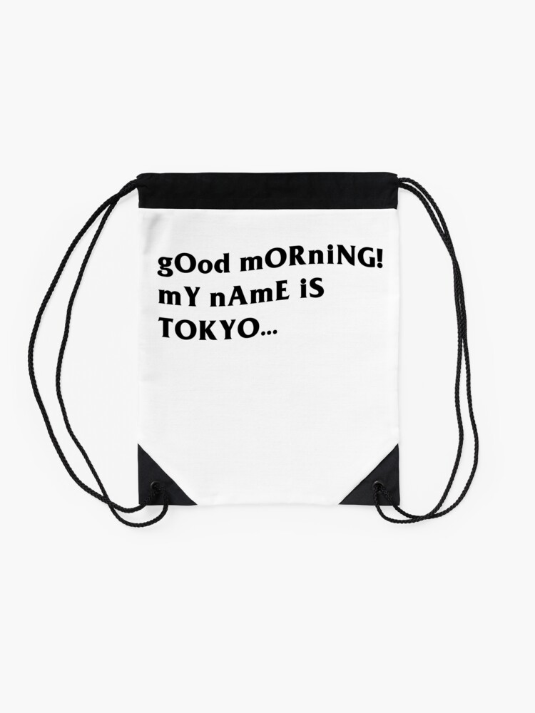 Tokyo S Revenge Goodmorningtokyo Drawstring Bag By