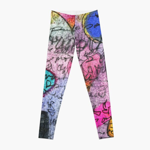 Asemic Hearts Leggings