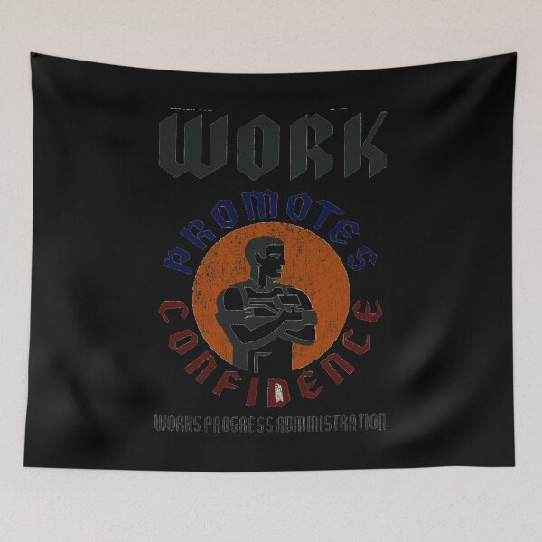 Item preview, WPA Work Promotes Confidence Vintage designed and sold by flippinsg.