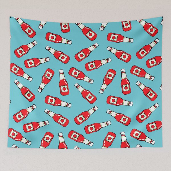 Item preview, Ketchup - ketsup bottle (blue) designed and sold by littlearrow.