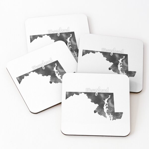 Item preview, Maryland State Acrylic Marble Art USA Design designed and sold by Makaylie Doody.