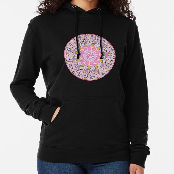 artist union clothing pink hoodie