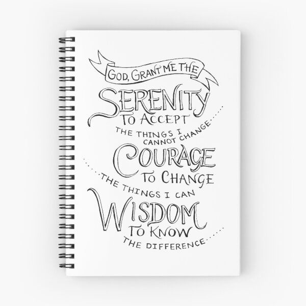 Item preview, Serenity Prayer  designed and sold by SoberTeeCo.