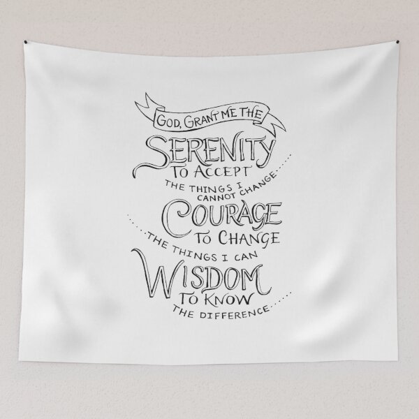 Item preview, Serenity Prayer  designed and sold by SoberTeeCo.