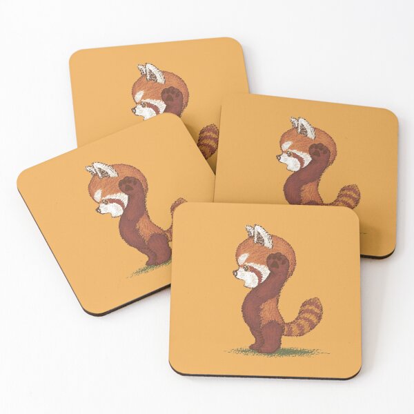 Item preview, Red panda surprised designed and sold by Toru Sanogawa.