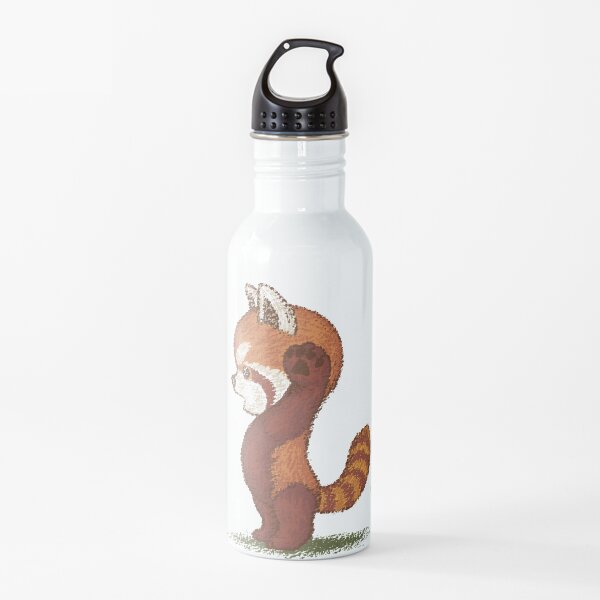 Red panda surprised Water Bottle