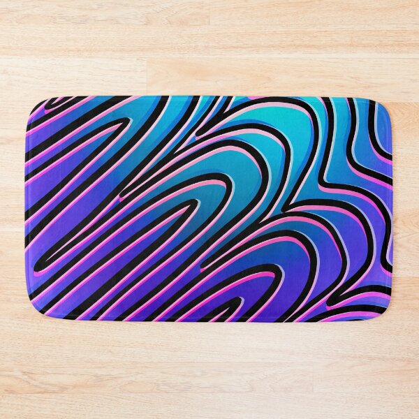 Item preview, Purple blue squiggle designed and sold by Sammiecanteven.
