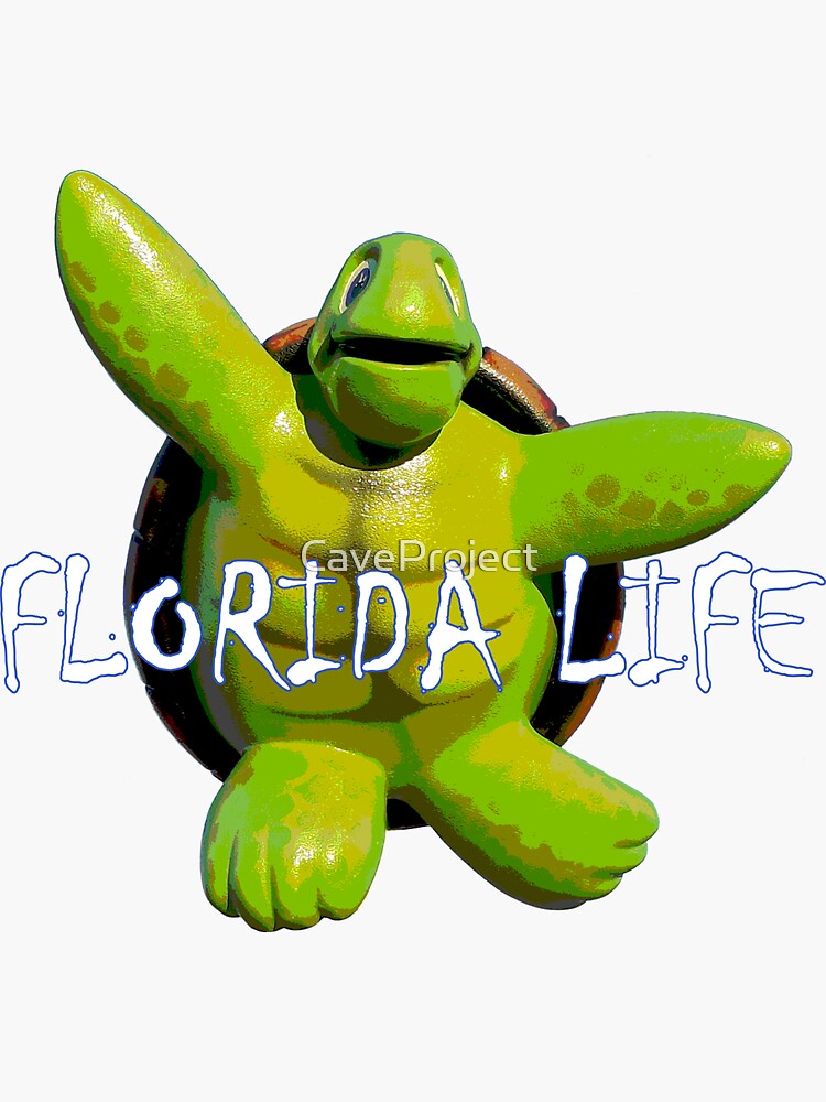 "Florida Life" Sticker for Sale by CaveProject Redbubble