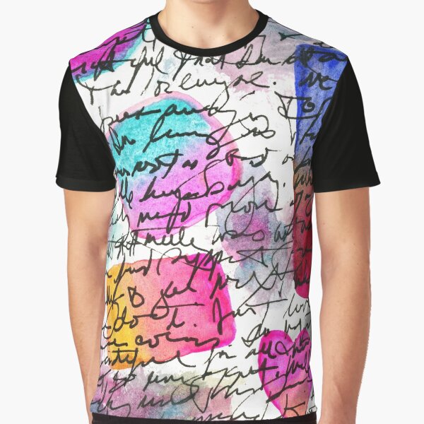 Asemic Shapes Graphic T-Shirt