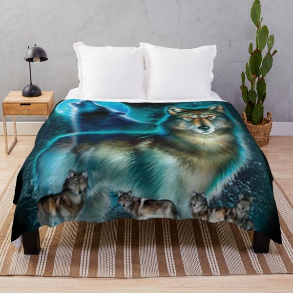 Item preview, Wolf Howling in Moonlight designed and sold by KA DESIGNS.