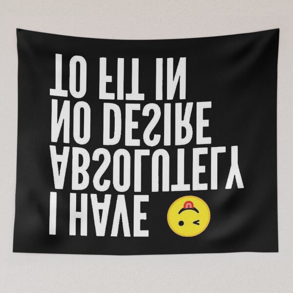 Item preview, No desire to fit in designed and sold by SoberTeeCo.