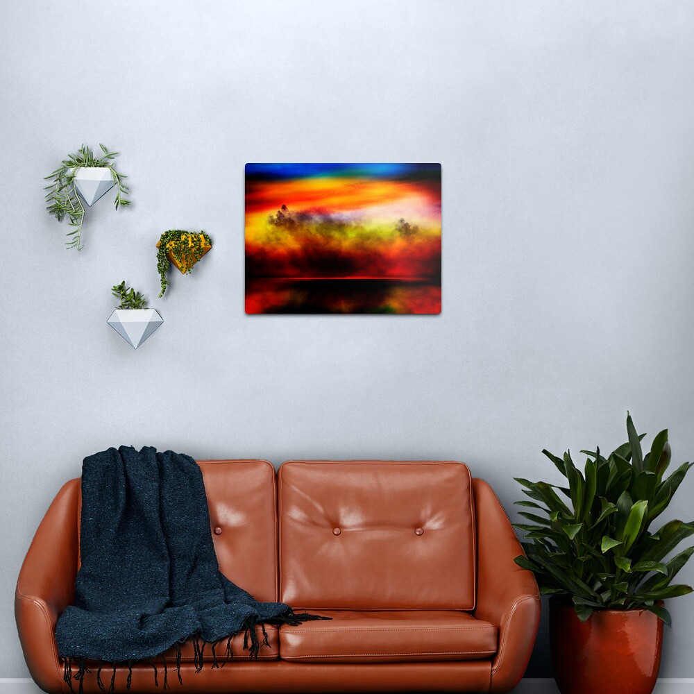 Into The Void Metal Print