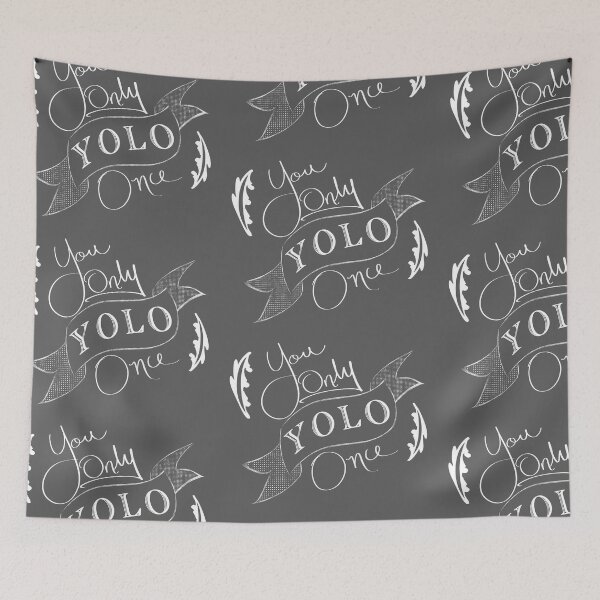 Item preview, You Only YOLO Once designed and sold by Perdogie’s Bodega.