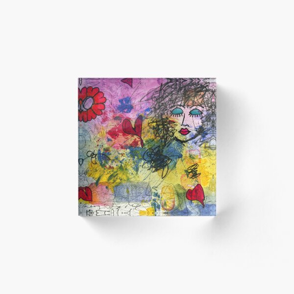 Aquabord Sleeping Woman Acrylic Block