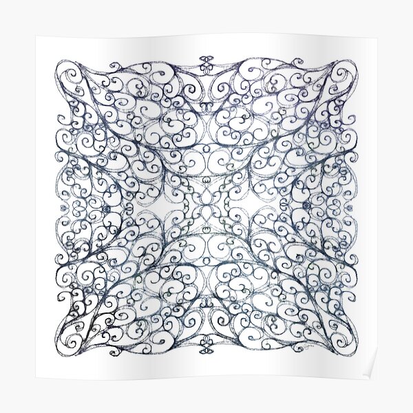 Drawing Day Inky Spirals V1 Poster