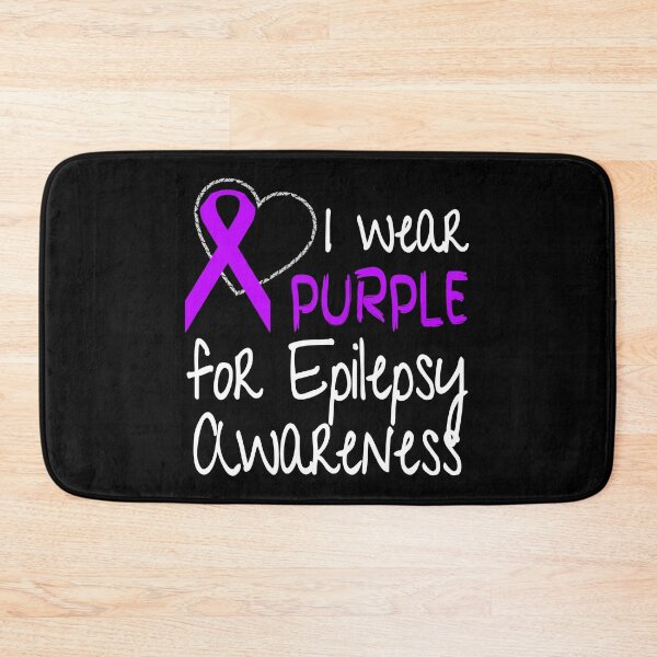 Item preview, I Wear Purple For Epilepsy Awareness Ribbon design designed and sold by nikkidawn74.