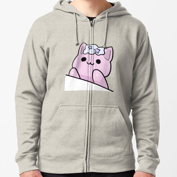 Cloud cat Zipped Hoodie