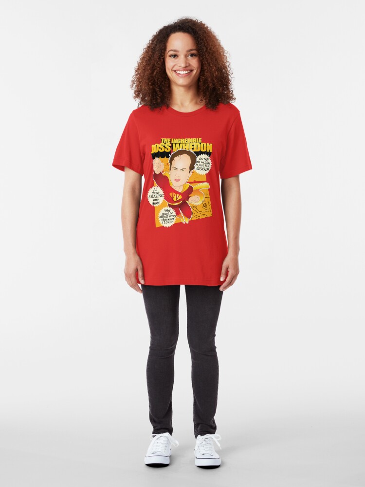 Vista alternativa de Camiseta ajustada Joss Whedon