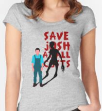 SAVE JOSH WASHINGTON! Women's Fitted Scoop T-Shirt