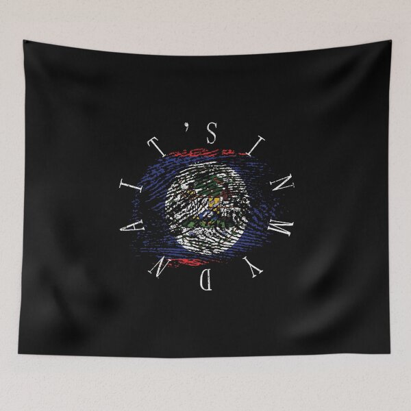 Item preview, It's In My Dna Belizean Flag Vintage Belize Gift designed and sold by Grabitees.