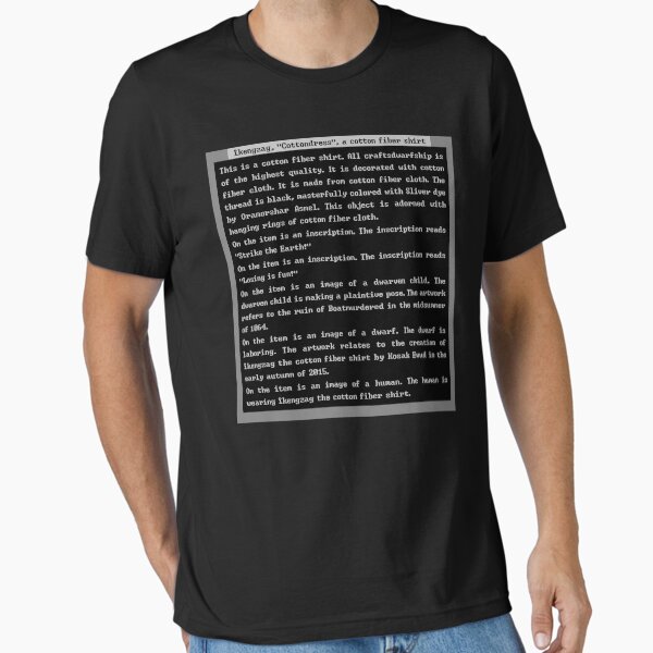 Aperçu de l'œuvre Chemise de forteresse naine Artifact NOIR UNIQUEMENT créée et vendue par DrunkMonk.