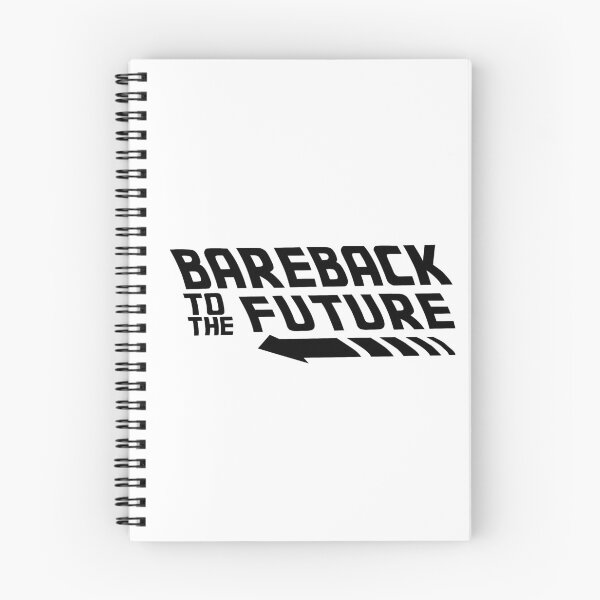 Item preview, Bareback To The Future - Black and White designed and sold by Clinton Moore.