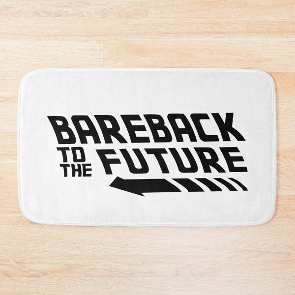 Item preview, Bareback To The Future - Black and White designed and sold by Clinton Moore.