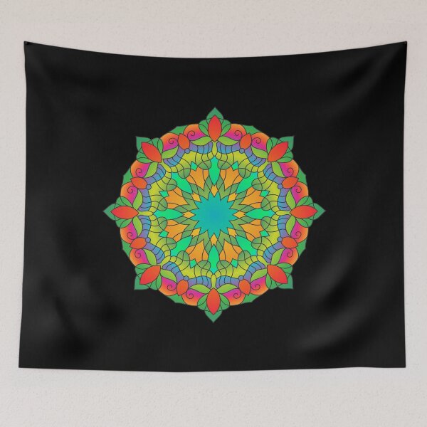 Item preview, Colorful mandala designed and sold by wolfgangrainer.
