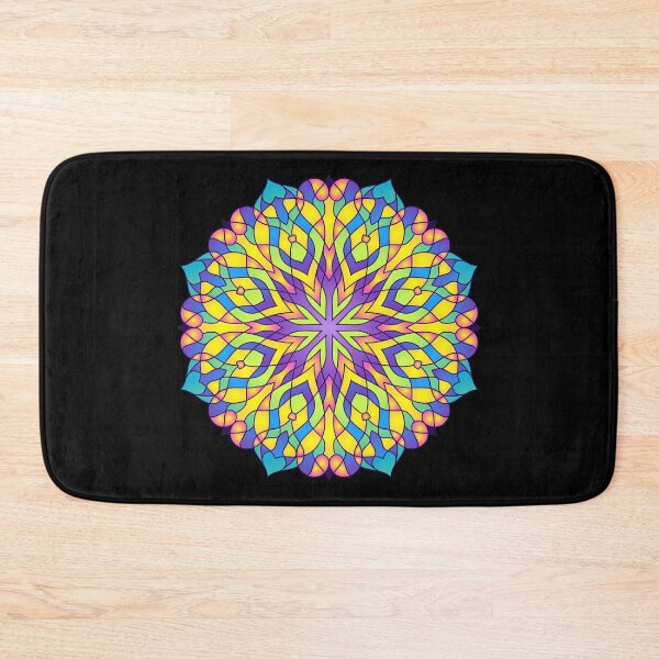 Item preview, Mandala yellow blue designed and sold by wolfgangrainer.
