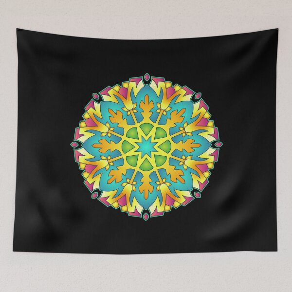 Item preview, Mandala red yellow designed and sold by wolfgangrainer.