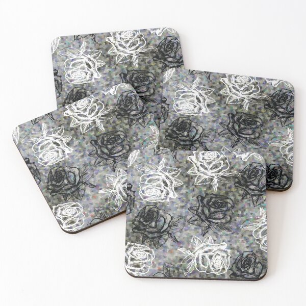 Item preview, Johanna's Roses in Monochrome designed and sold by DarlingEliza.