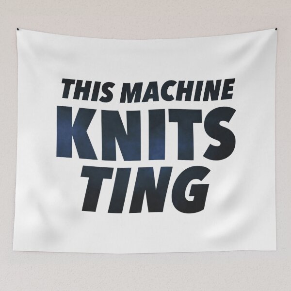 Item preview, This Machine Knits Ting designed and sold by weavernap.