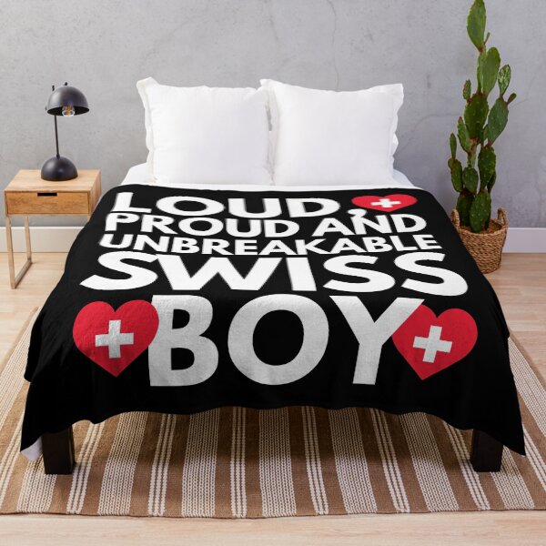 Item preview, I am Swiss Boy Loud, Proud and Unbreakable designed and sold by HelloFromAja.