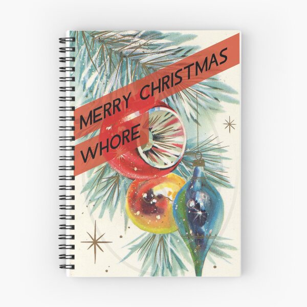Item preview, Merry Christmas Whore  - Vintage Gay Humour Christmas Greeting designed and sold by Clinton Moore.