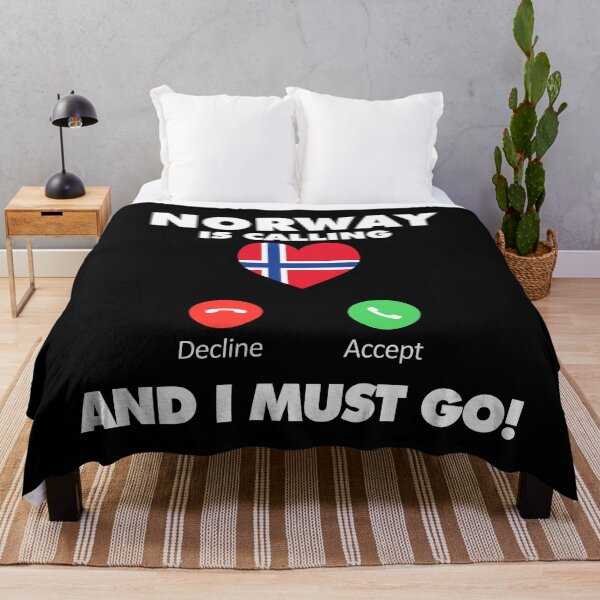 Item preview, Norway is Calling and I Must Go designed and sold by HelloFromAja.