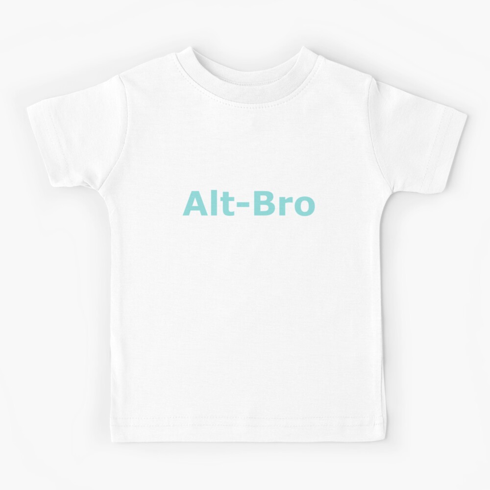 Alt Bro Kids T Shirt By Mick06 Redbubble - blue dino t shirt roblox free