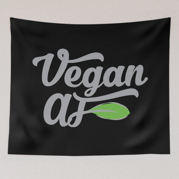 Item preview, Vegan AF t shirt plant base food tee designed and sold by Gerald Waters.