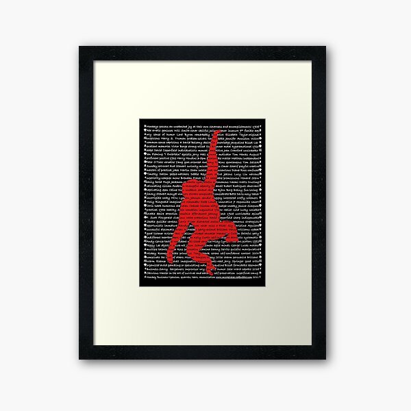 "The Year Of The Monkey" Framed Art Print