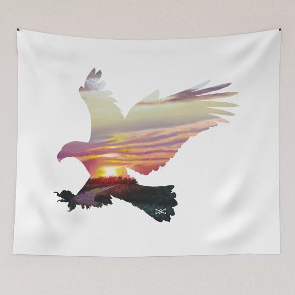 Item preview, Eagle Sunrise River Silhouette designed and sold by DSC Arts.